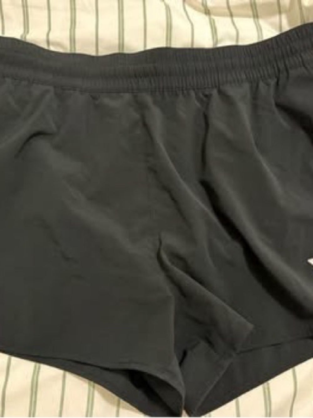 Columbia Black Athletic Shorts with Elastic Waistband
